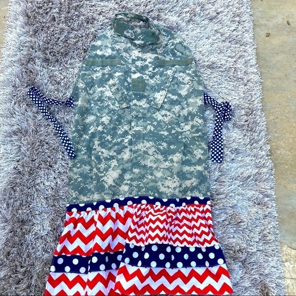 Army Issued Jacket Turned Apron - Picture 1 of 3